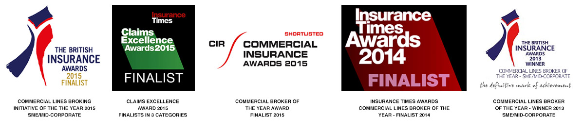 Our awards including commercial lines broker of the year, and other finalist awards